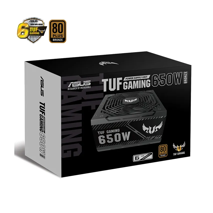 Nguồn  ASUS TUF GAMING 650W Bronze  ( Màu Đen/80 Plus Bronze )